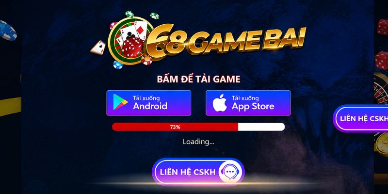 Giao diện tải 68 game bài mới nhất